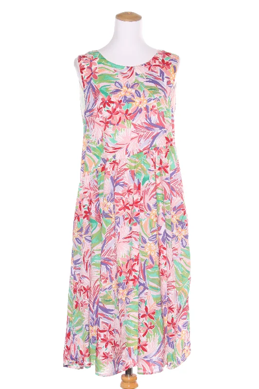 FEATHER + NOISE - Colourful floral midi dress! 12