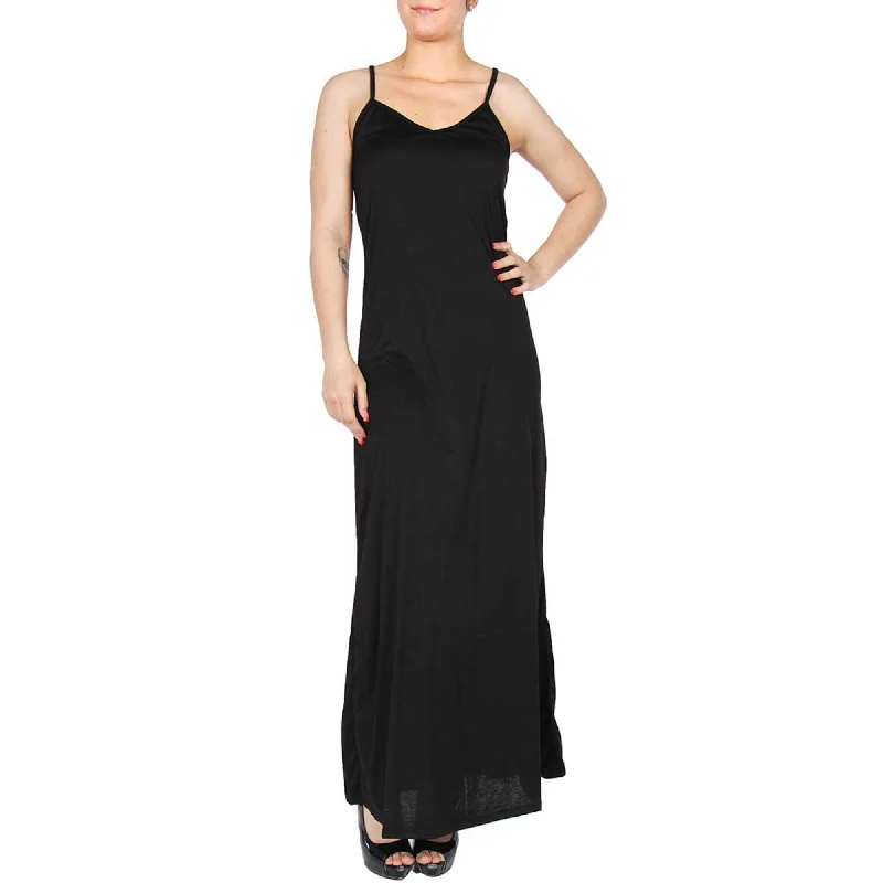 Icon Apparel Women's Cutout Strappy Back Sleeveless Maxi Dress