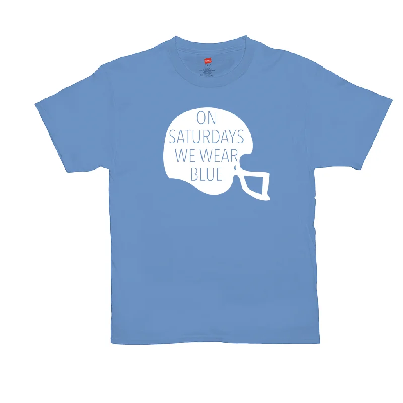 Carolina Blue Saturday Football Game Day Adult T-Shirt