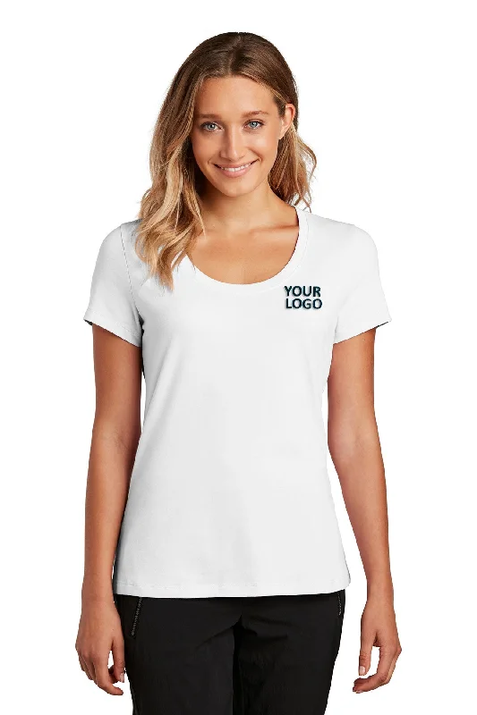 District Women Flex Scoop Neck Tee's, White