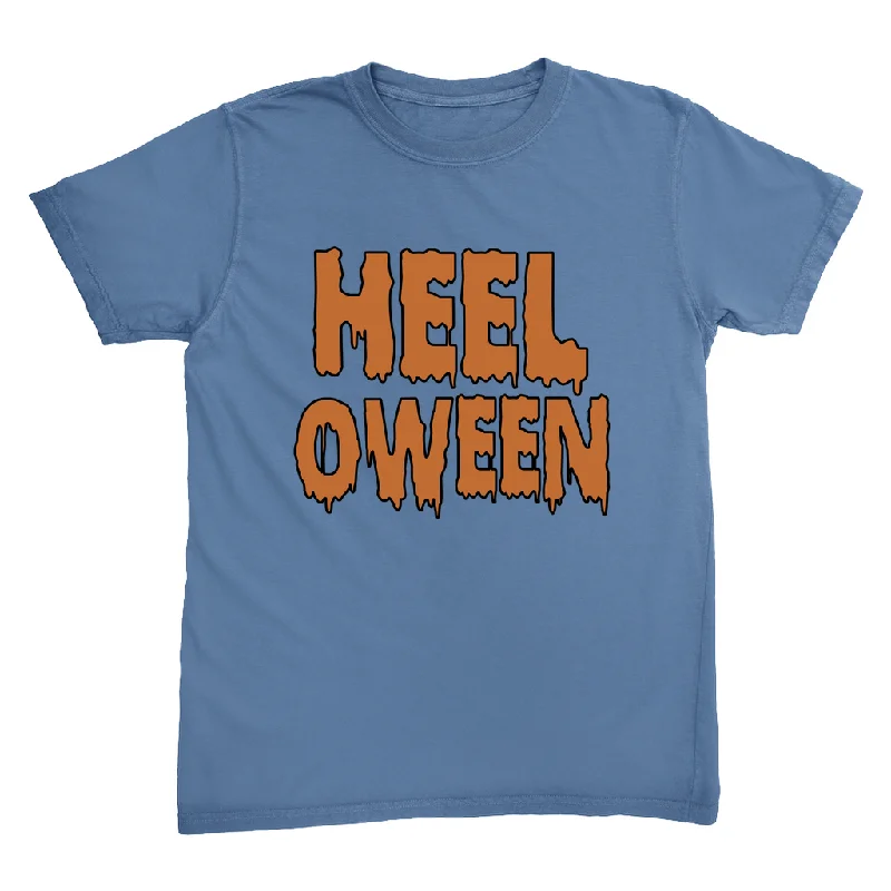 Heel-oween Comfort Colors Adult T-Shirt in Jean Blue