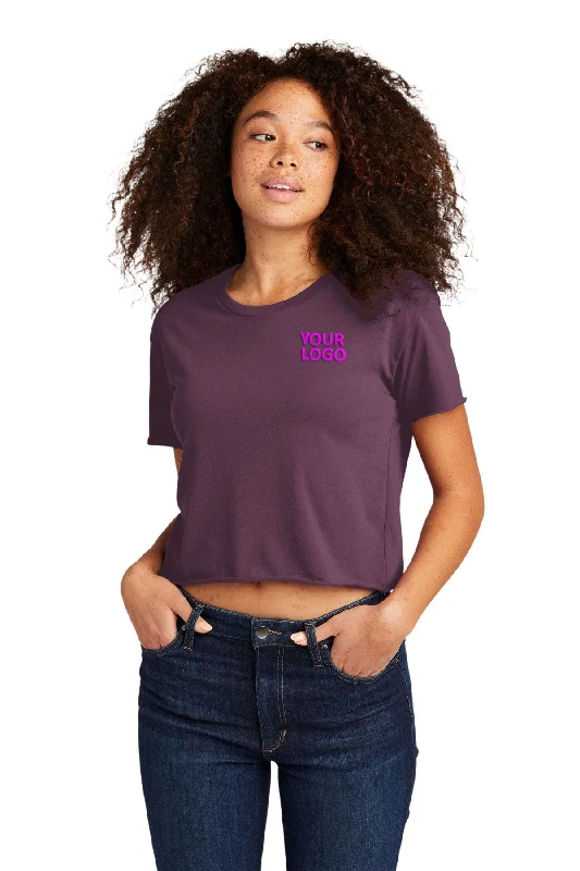 Next Level Women's Festival Cali Crop Custom Tee's, Shiraz