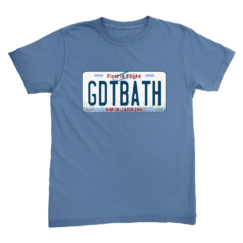 North Carolina GDTBATH License Plate Comfort Colors Adult T-Shirt