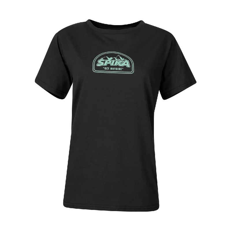 Spika Womens Go Mountain T-Shirt - Black