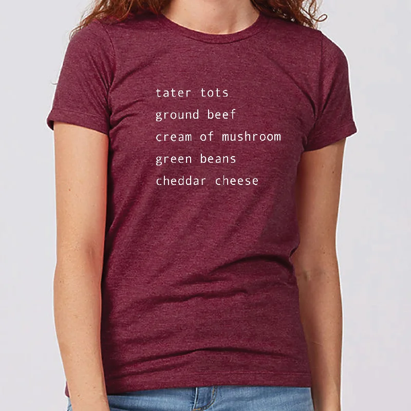 Tater Tot Hotdish Minnesota Women's Slim Fit T-Shirt