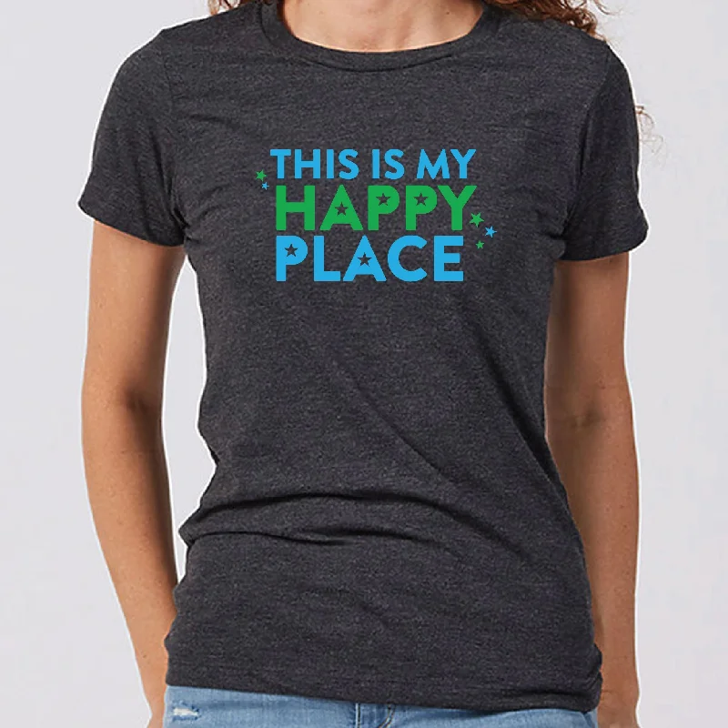 This Is My Happy Place Minnesota Women's Slim Fit T-Shirt