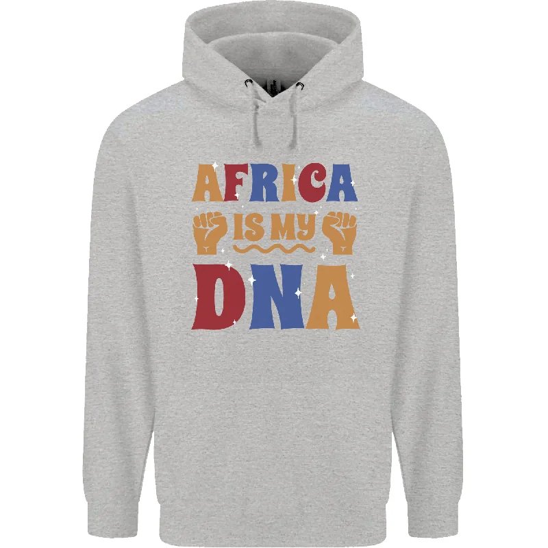 Africa is My DNA Juneteenth Black Lives Matter Mens 80% Cotton Hoodie