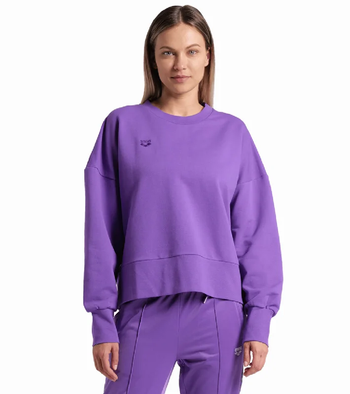 Arena Women's Oversize Crewneck Sweatshirt Violet