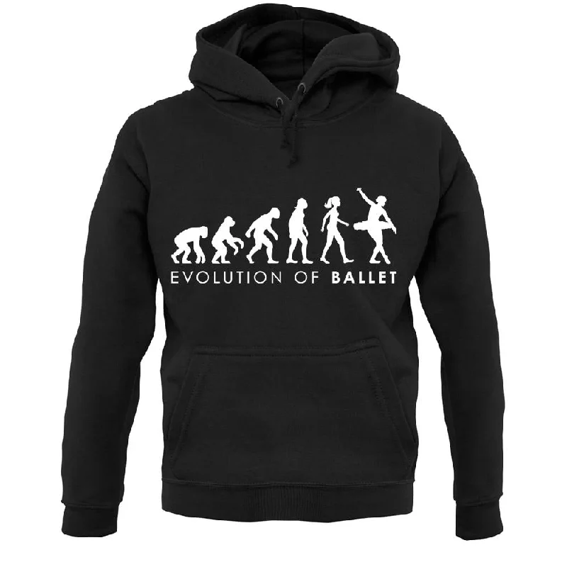 Evolution Of Woman Ballet Unisex Hoodie