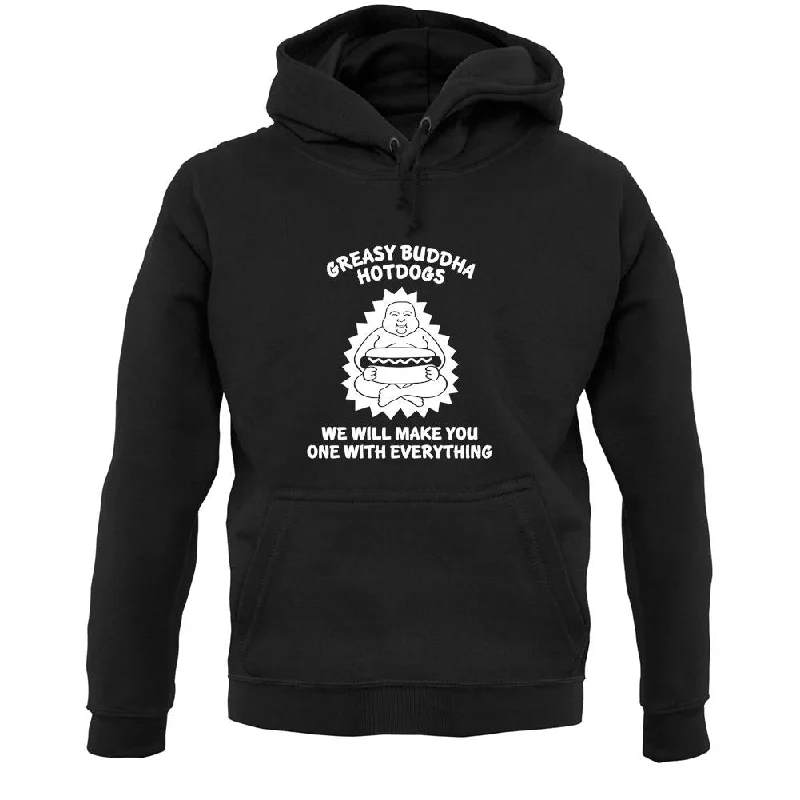 Greasy Buddha Hotdogs Unisex Hoodie