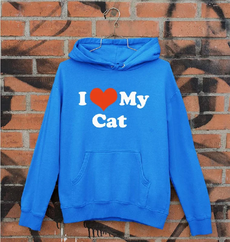 I Love My Cat Unisex Hoodie for Men/Women