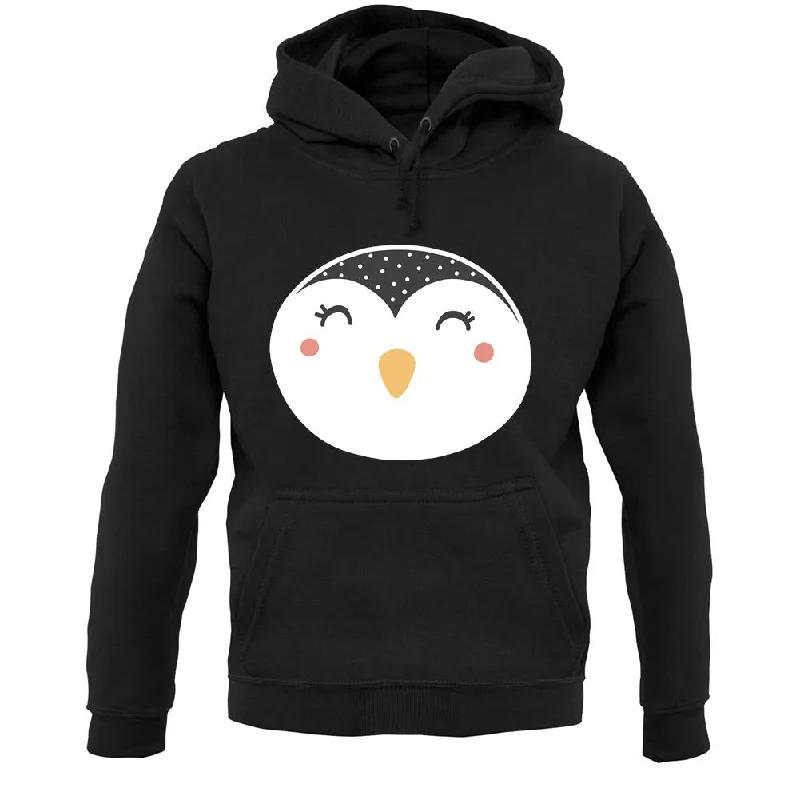 Smiley Face Penguin Unisex Hoodie