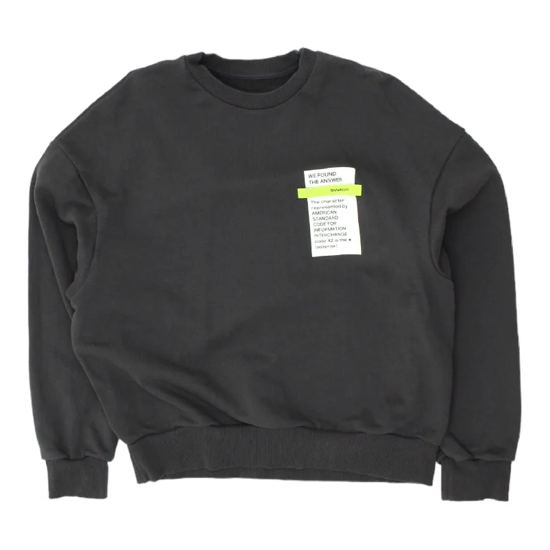 Swag42 We Found The Answer Mens Black Sweatshirt | Corporate Fashion VTG