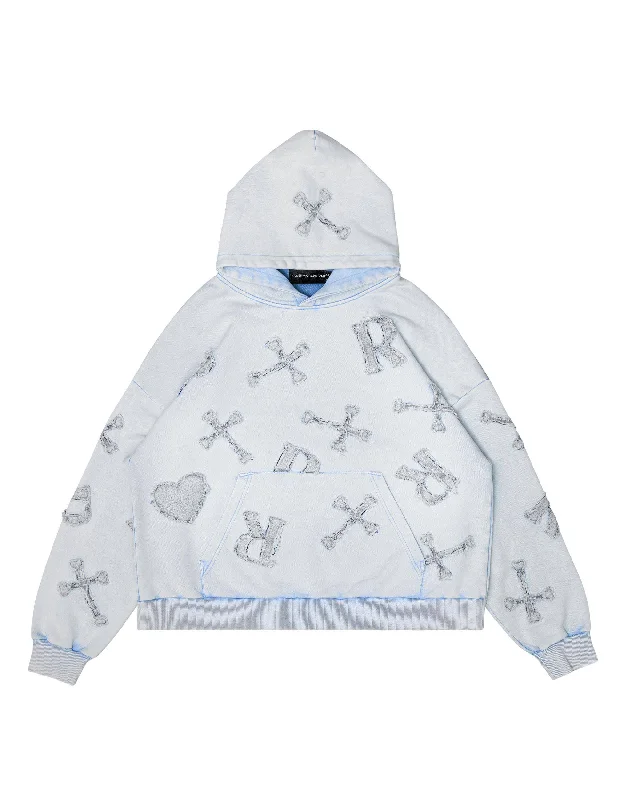 Washed Ice Patch Hoodie