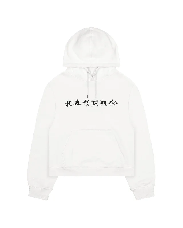 White Spike Hoodie