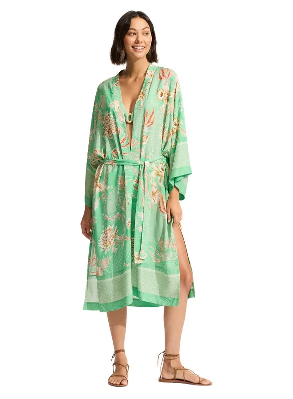 Eden Kimono Jacket Mint