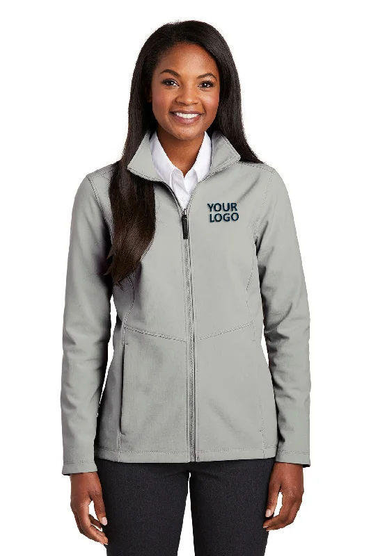 Port Authority Ladies Collective Customized Soft Shell Jackets, Gusty Grey