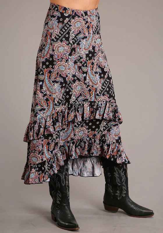 Women's Roper Boho Paisley Western Skirt