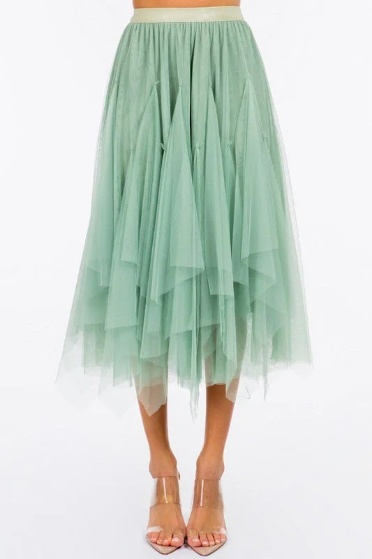 Gypsy Tulle Midi Skirt