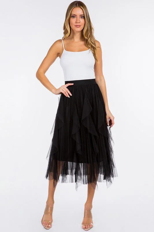 Black Tulle Skirt