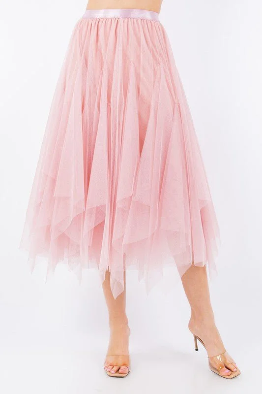 Rose Gypsy Tulle Skirt