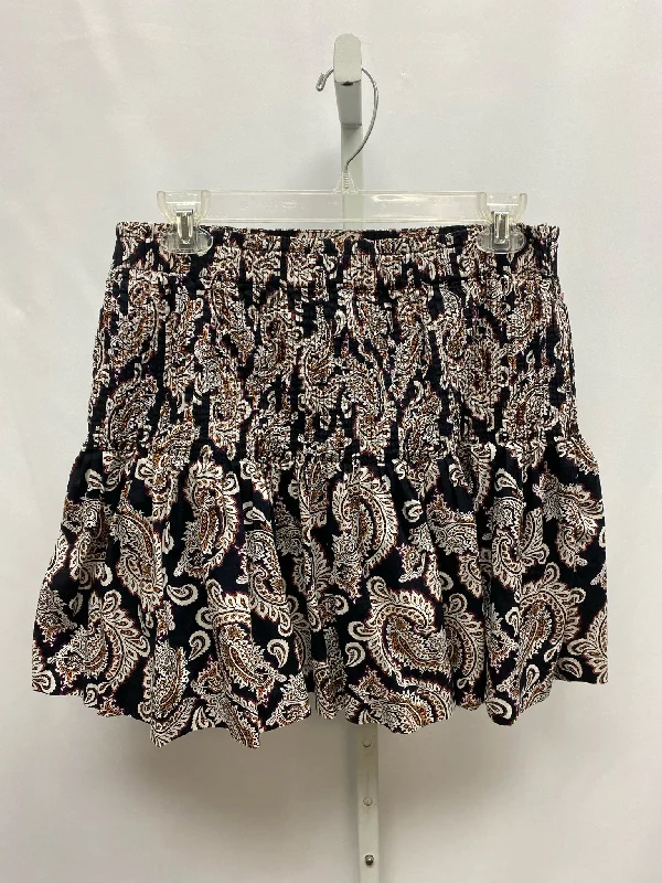 Size Small Anthropologie Black Paisley Skirt