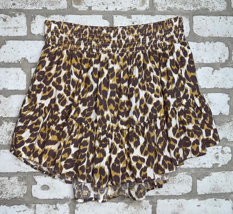 Aerie Leopard Skirt- (M)