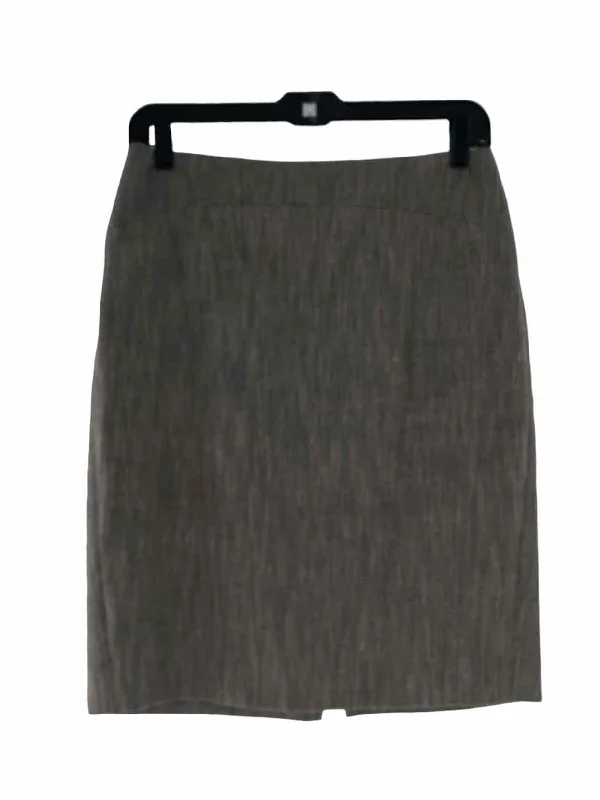 Ann Taylor Size 4 Gray Skirt