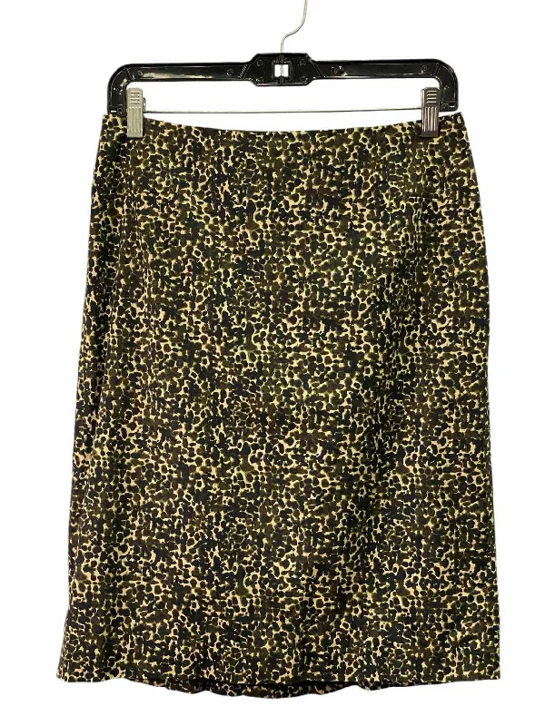 Ann Taylor Size 4 Multi-Color Print Skirt