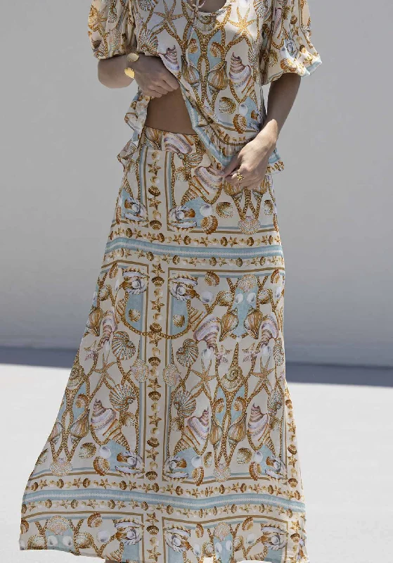 Ocean Treasure Maxi Skirt