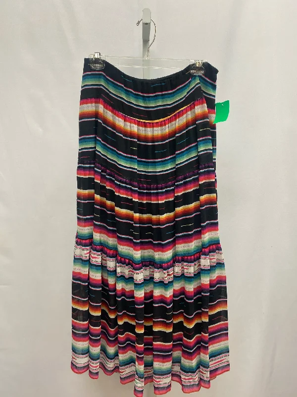 Size 8 lauren Black/Multi Skirt