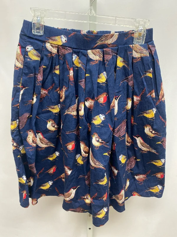 Size Small Navy Print Skirt