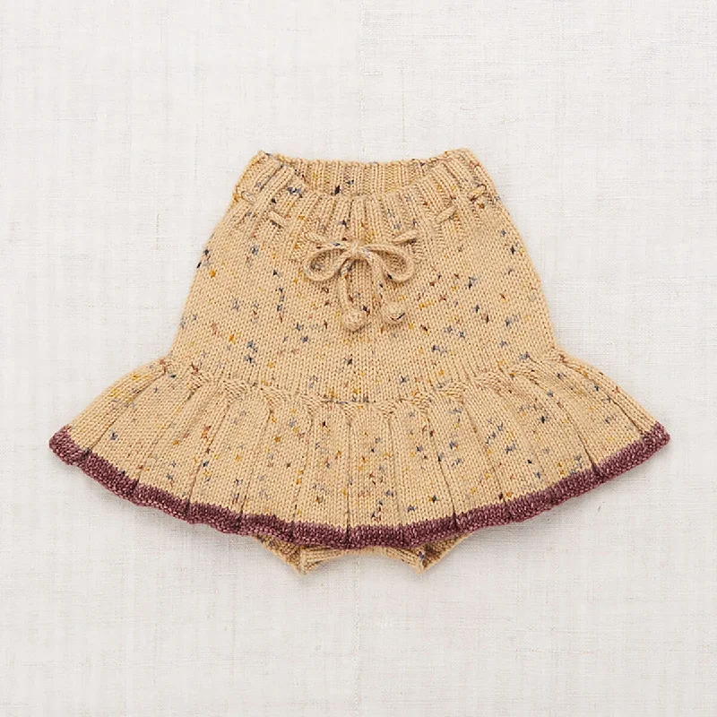 Skating Pond Skirt in Camel Confetti by Misha & Puff