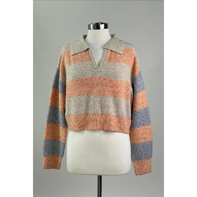 By Together - Dani Pullover Sweater - Coral