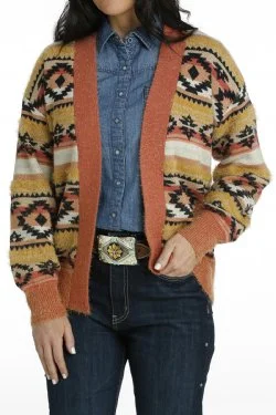 WOMEN'S CRUEL GIRL SWEATER KNIT SOUTHWEST CARDIGAN