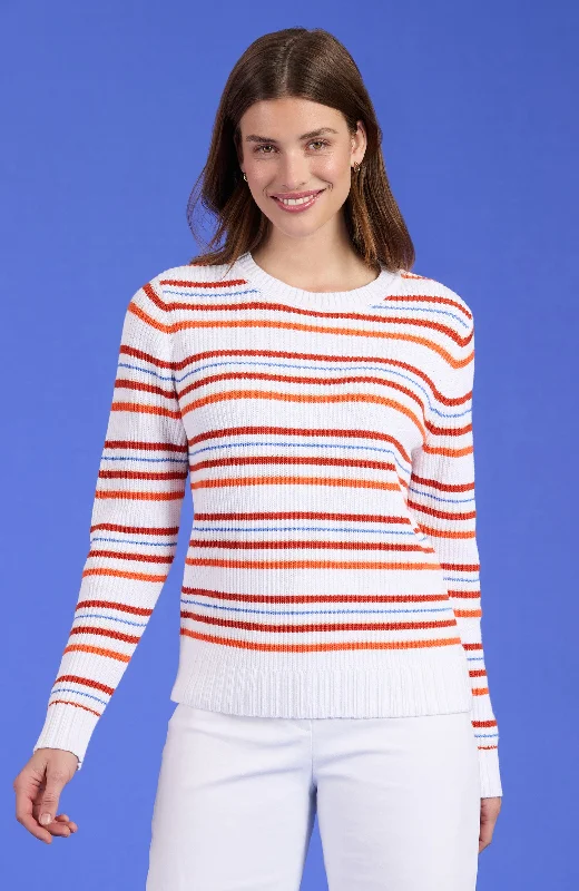 Orange Sapphire Stripes