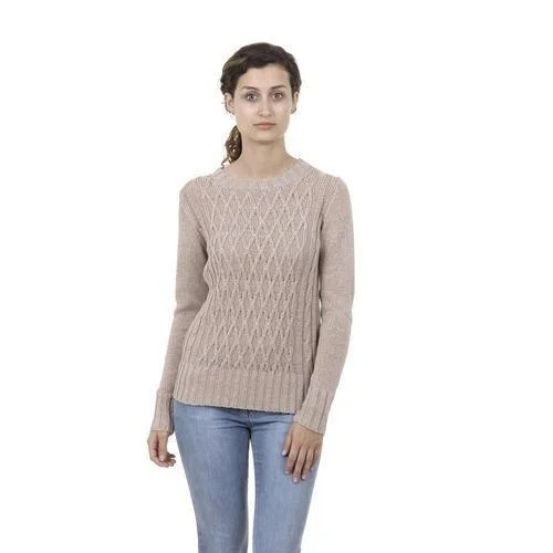 Brown M Fred Perry Womens Sweater 31412281 7071