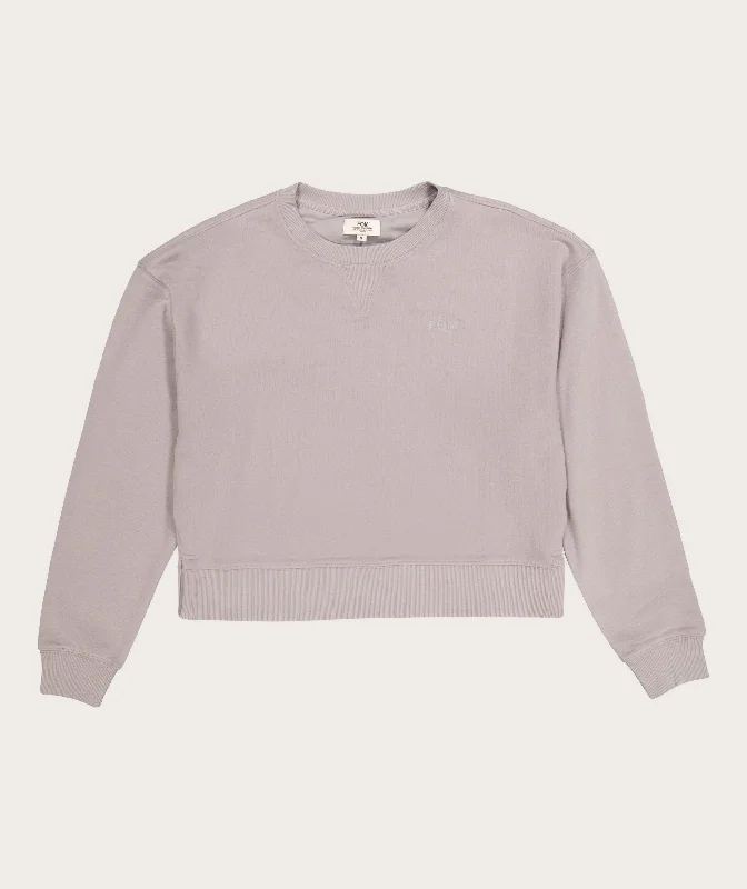 Ladies Crew Neck Sweater - Lilac