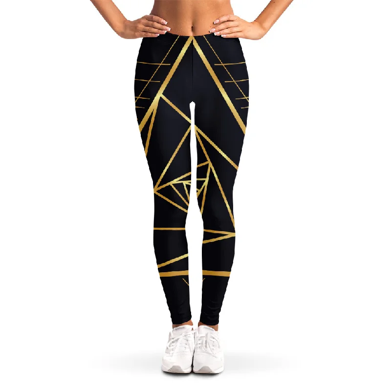 Rose Pyramid Print Women's Leggings