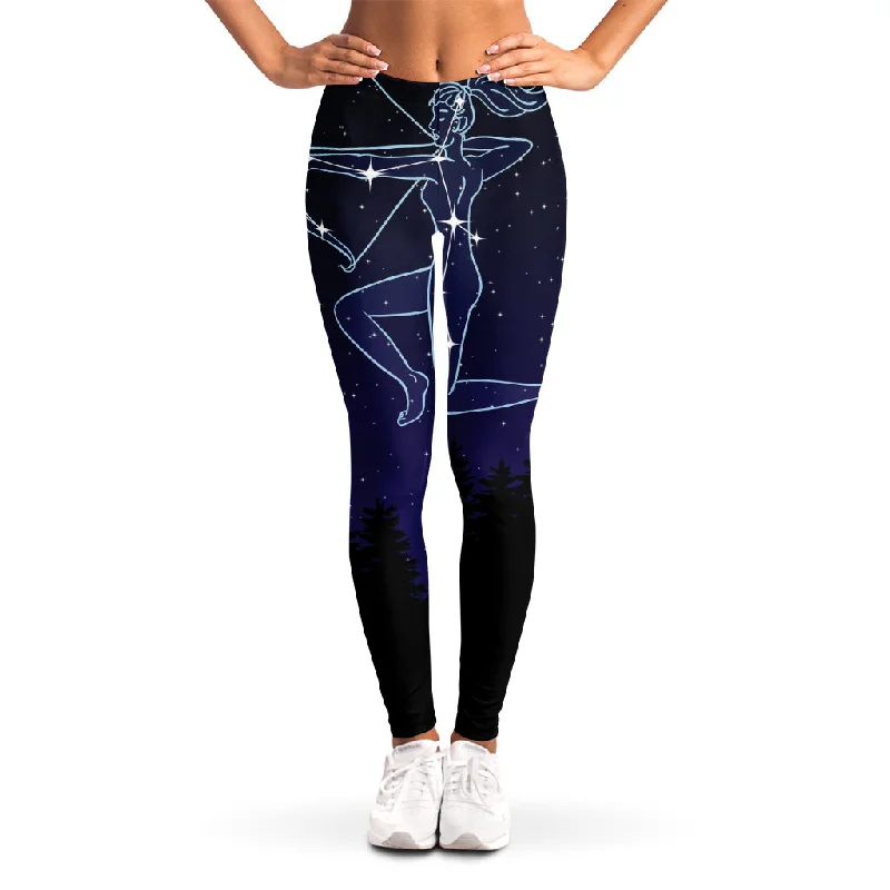 Sagittarius Constellation Print Women's Leggings