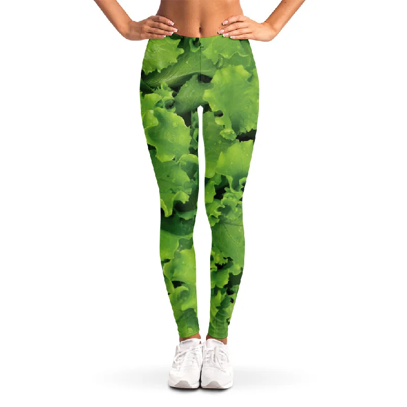 Salad Vegetable Print Women's Leggings