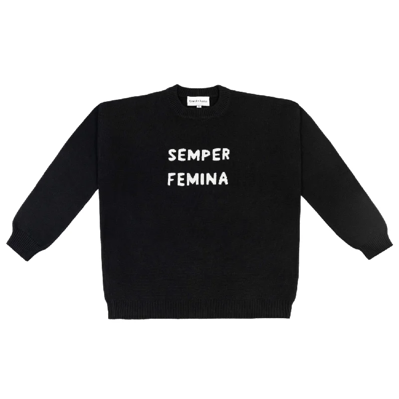 Semper Femina Cotton Sweater - PRE ORDER