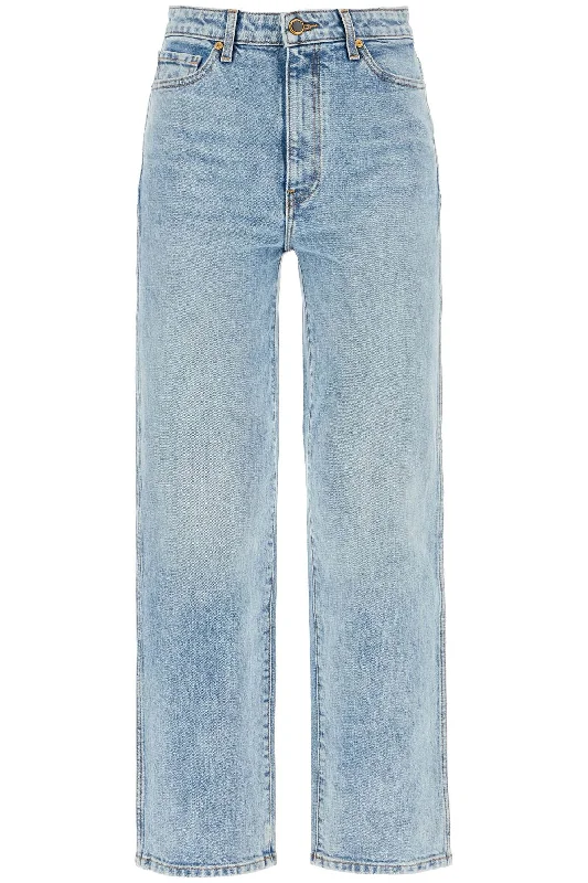 KHAITE "cropped straight leg abigail jeans"