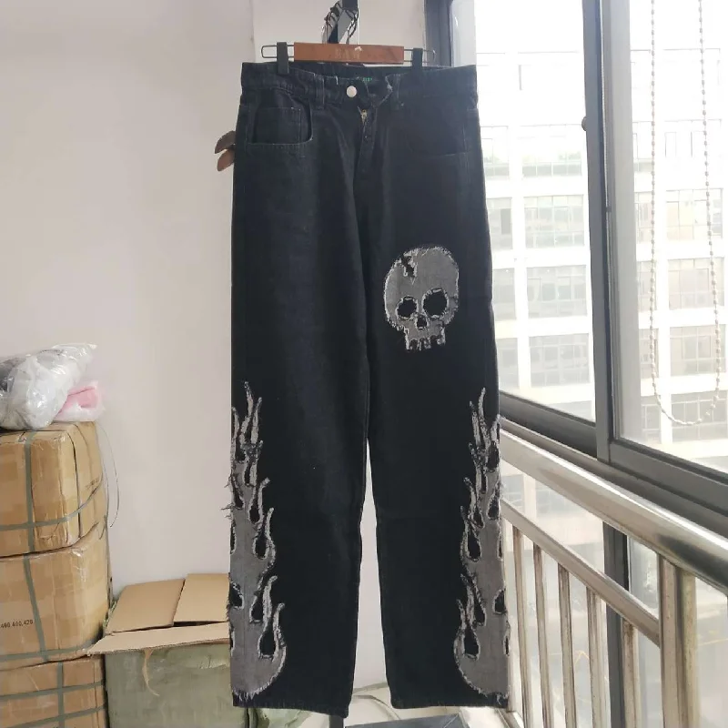 Dark Streetwear Wash Jeans