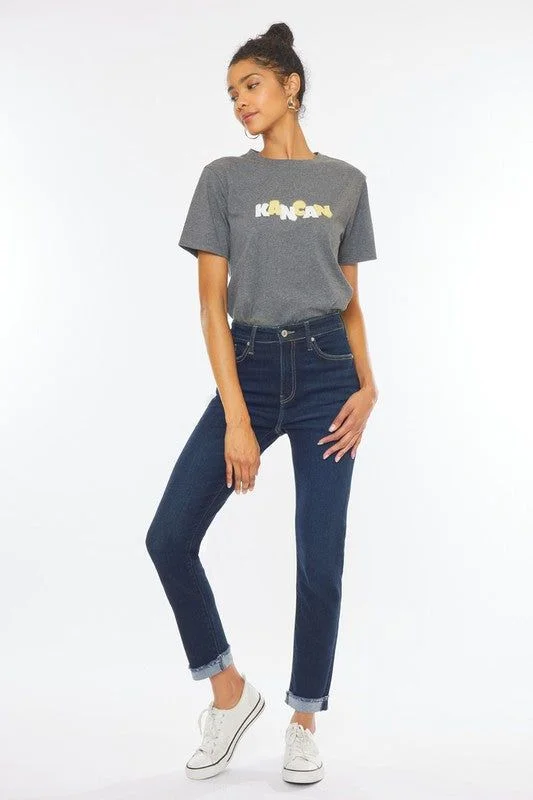 KanCan High Rise Cigarette Jeans