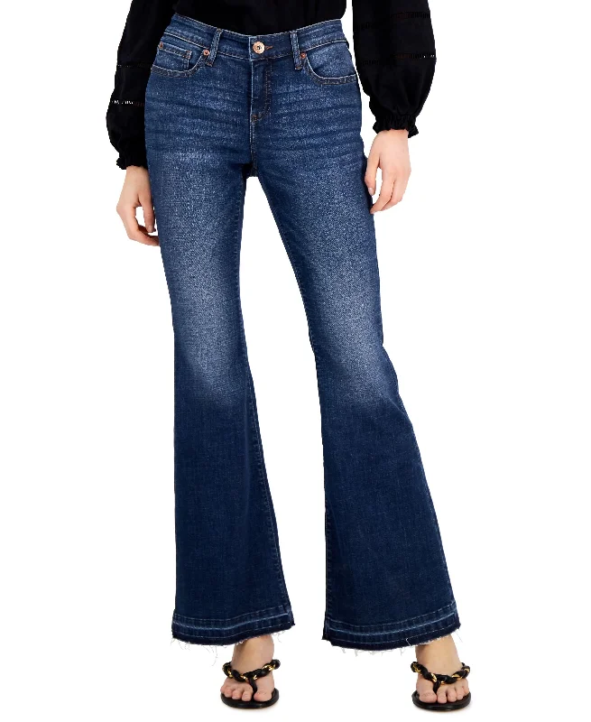 INC International Concepts Womens Mid Rise Flare Jeans