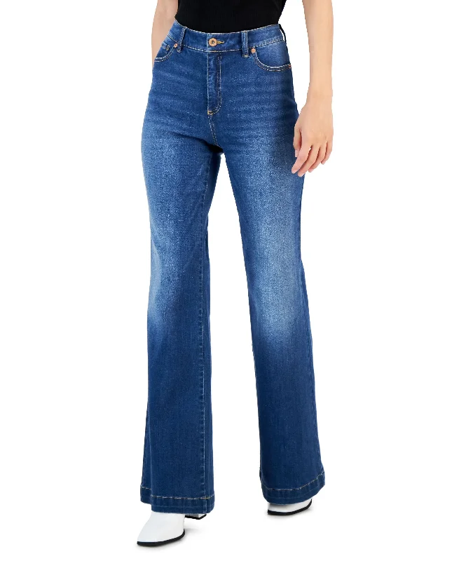 INC International Concepts Womens Wide Leg High Rise Jeans