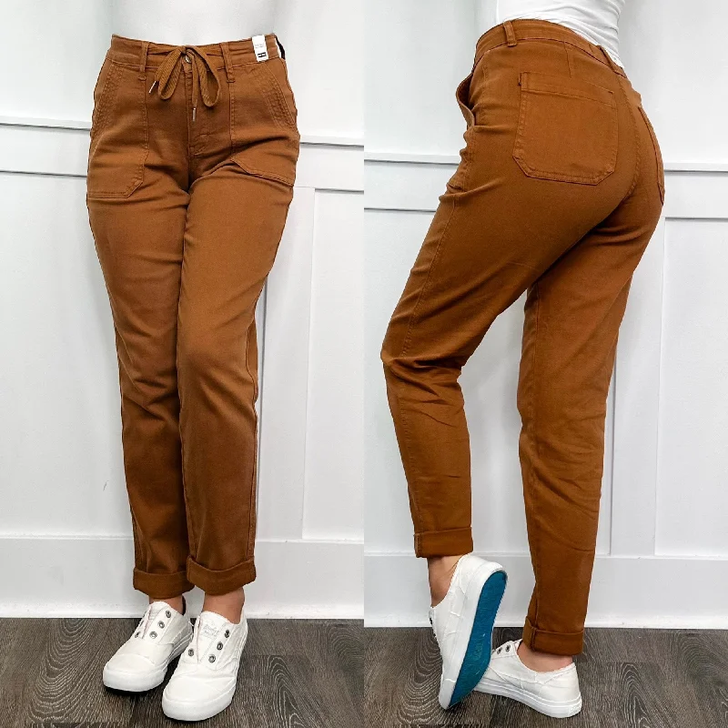 Judy Blue Stacy High Rise Brown Jogger Jeans