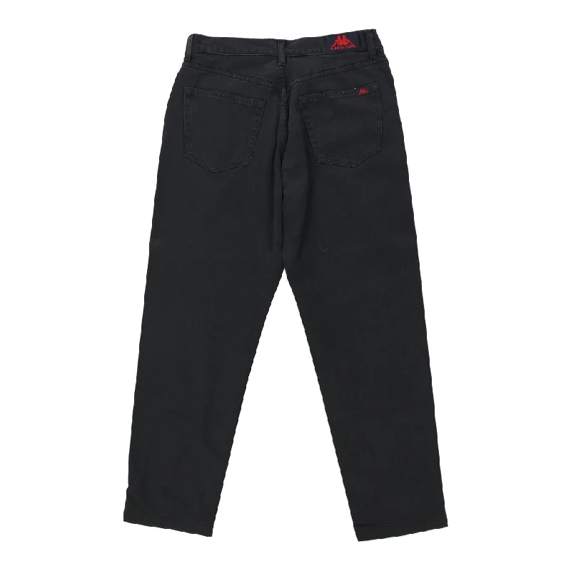 Kappa Jeans - 30W UK 12 Black Cotton