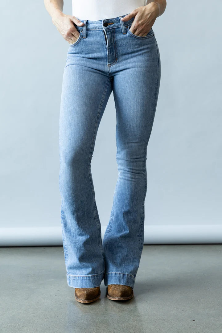 Kimes Ranch USA Ladies Jennifer Jeans - 30", 32", 34" and 36" Leg - Light Wash